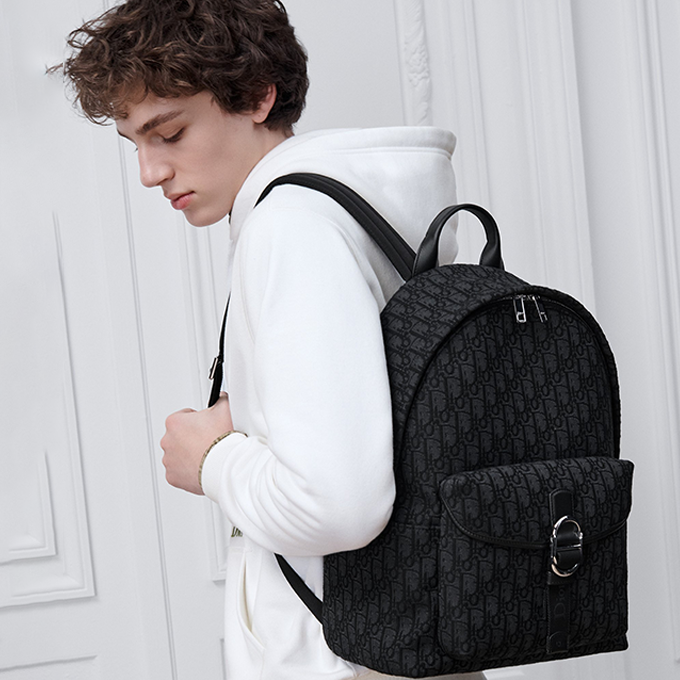 9a+ quality dior explorer dior oblique jacquard backpack